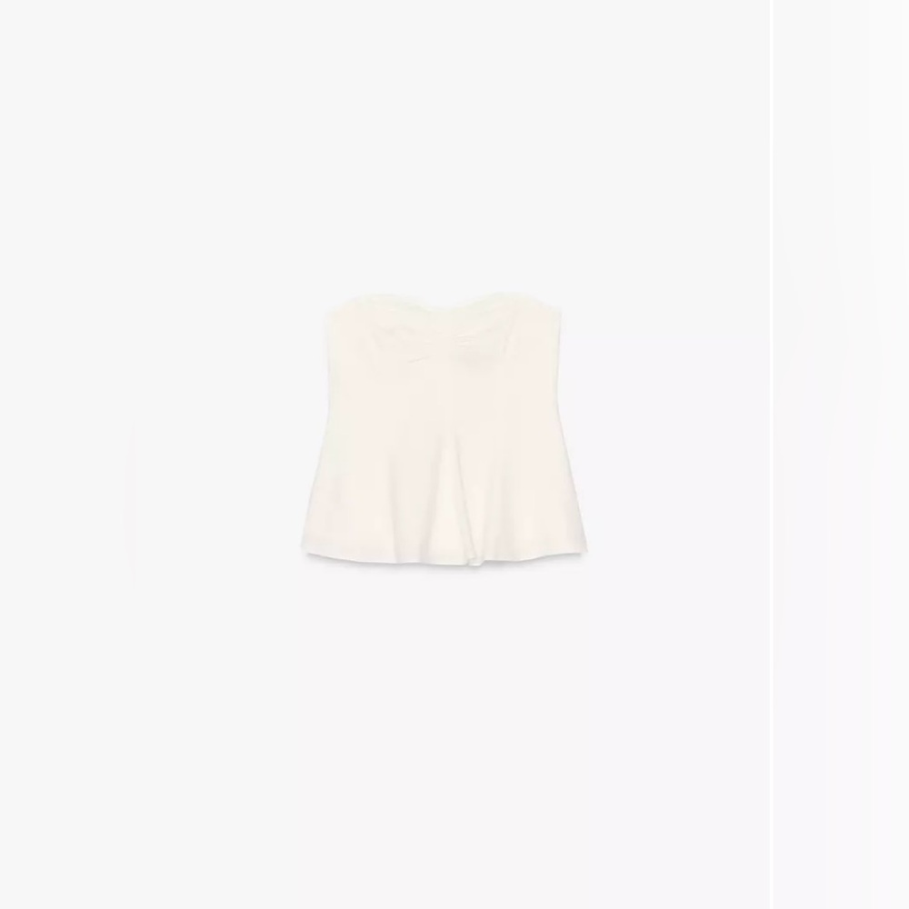 ZARA…. Strapless Linen Top - Picture 6 of 9